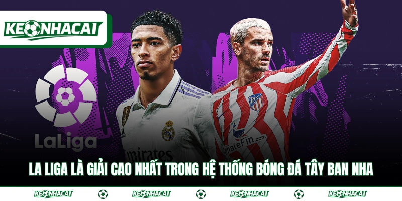 La Liga là giải cao nhất trong hệ thống bóng đá Tây Ban Nha